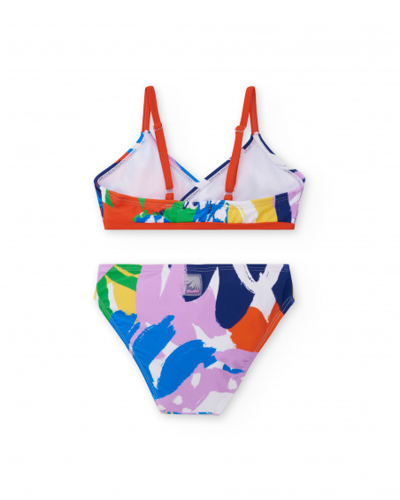 Lilac bikini for girl Rockin The Jungle collection