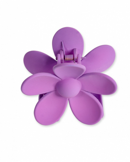 Lilac hair clip for girl Paradise Beach collection