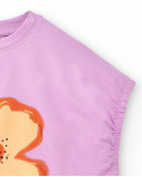 Camiseta top punto lila niña Paradise Beach