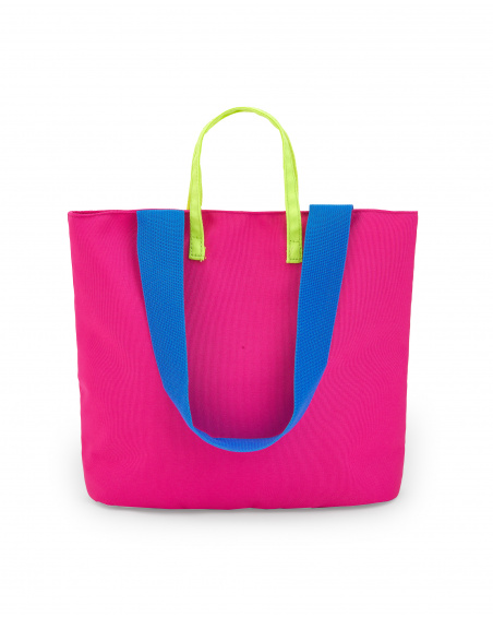 Bolsa fucsia niña Acid Bllom
