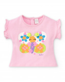 Conjunto punto rosa niña Water Lilies