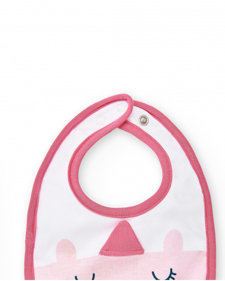 Pack baberos rosa niña Over the Rainbow