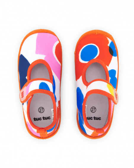 Zapatilla baño licra rojo niña Salty Air