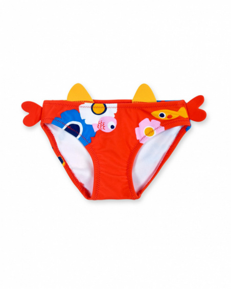 Red panty for girl Salty Air collection