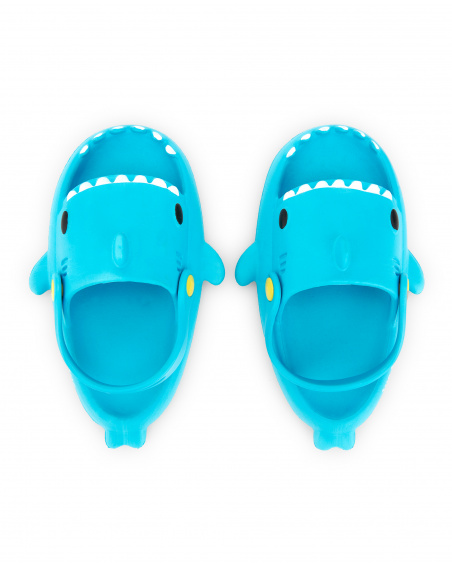 Blue rubber sandals for boy Laguna Beach collection