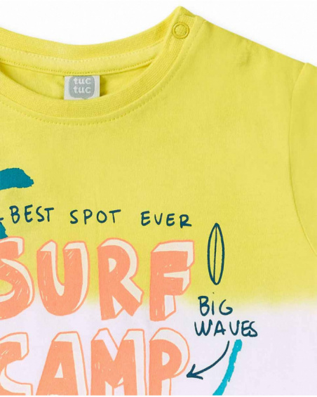 Tie dye knit t-shirt for boy Laguna Beach collection