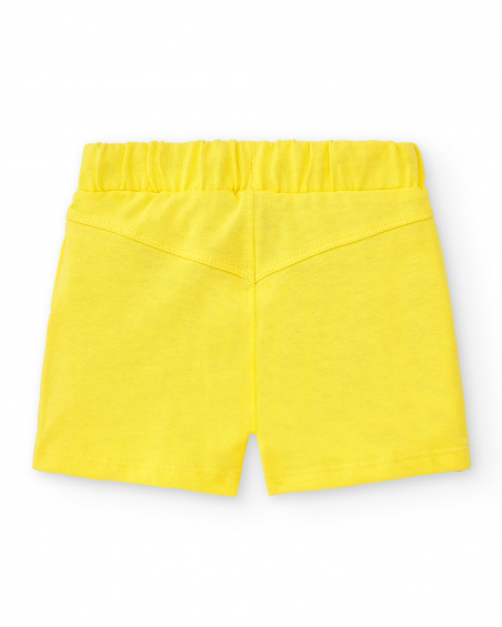 Yellow blue knit set for boy Laguna Beach collection