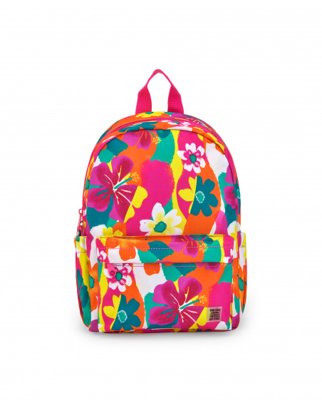 Pink backpack for girl Laguna Beach collection