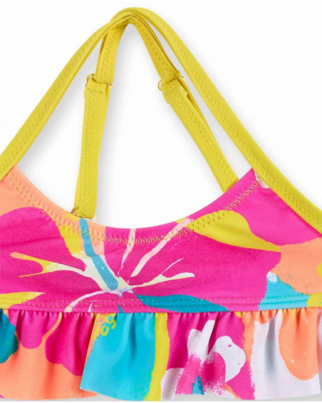 Fuchsia bikini for girl Laguna Beach collection