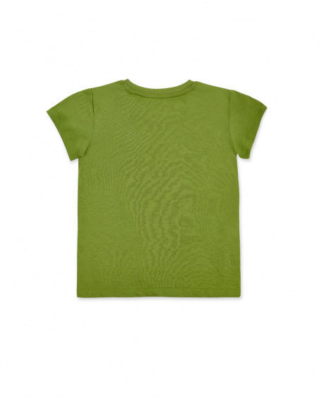 Khaki motorcycle knit t-shirt for boy My Plan To Escape