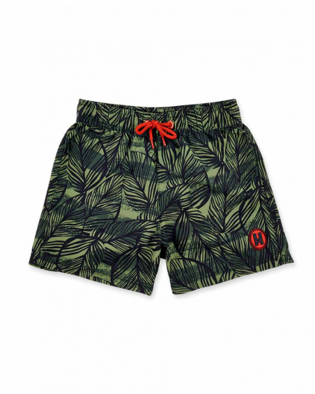 Khaki bermuda swimsuit for boy My Plan To Escape collection