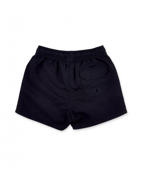 Black Bermuda shorts for boy Urban Attitude collection