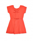Vestido punto naranja niña Island Life