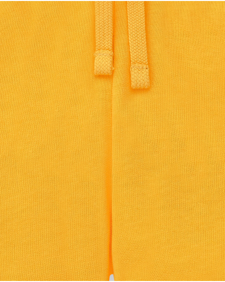 Yellow knitted shorts for girl Basics Girl collection