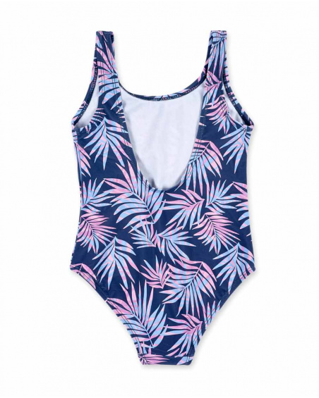 Navy swimsuit for girl California Chill collection
