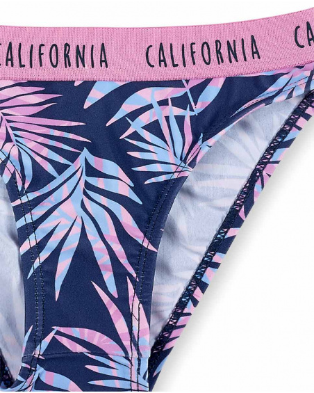 Navy bikini for girl California Chill collection