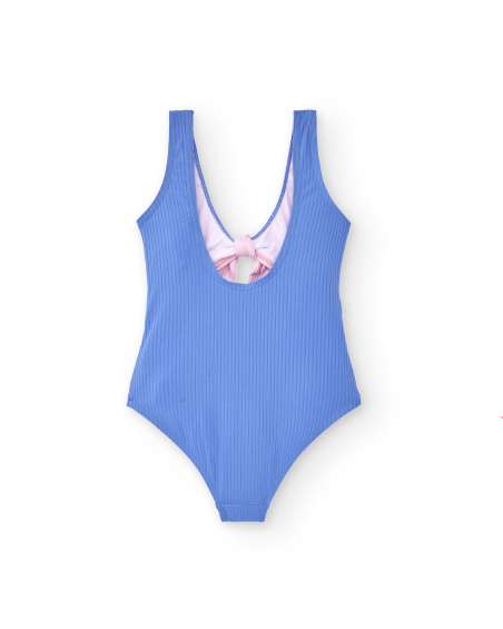 Pink blue swimsuit for girl Carnet De Voyage collection
