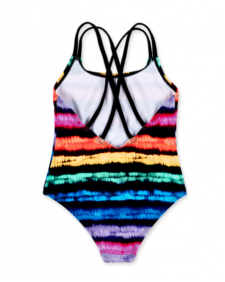 Black swimsuit for girl Summer Vibes collection