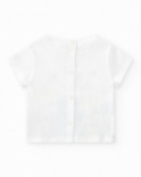 Three-piece fleece tracksuit for boys with red jacket, white T-shirt, and red pants