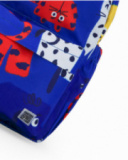 Blue backpack for boys with print and adjustable straps Blue backpack for boys with print and adjustable straps