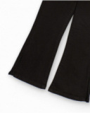 Black flared pants for girls