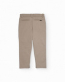 Beige chino pants for boys