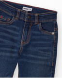 Dark blue long jeans for boys