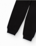Pantalón jogger negro para niño con cintura ajustable