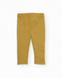 Shiny gold leggings for baby girls, perfect for adding an elegant and comfortable touch to any