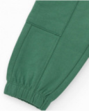 Boys' green jogger pants with cargo pockets.
