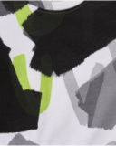 Sweatshirt for boy in white with multicolored abstract print