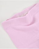 Tights for newborn in lila with animal print design and kitty face