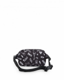 Black boys’ belt bag with rock print
