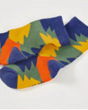 Pack of socks for baby boy with dinosaur designs in bright colours