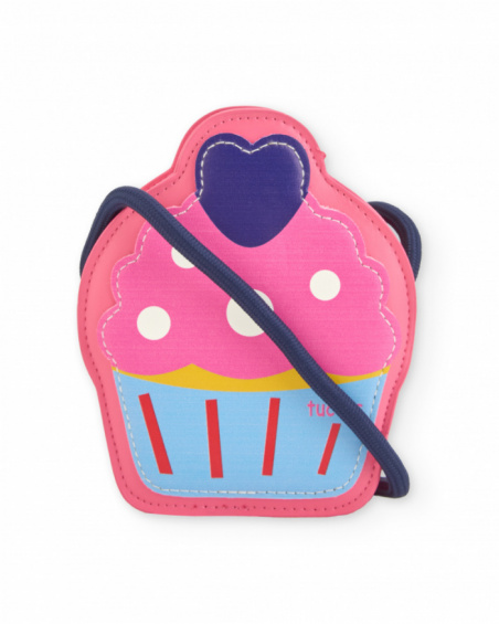 Girls’ crossbody bag with cupcake design