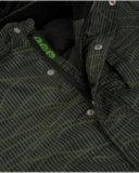 Boys’ green padded coat with geometric print