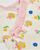 Knitted newborn set with side closure