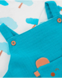 Knitted newborn set with front pocket