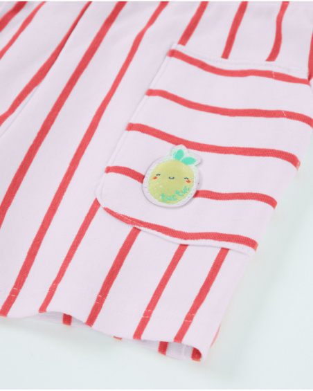 Knitted newborn set with embroidered patch