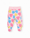 Knitted newborn set with side closure