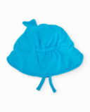 Newborn woven hat with fish design