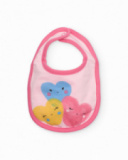 Newborn knitted bib pack with ice cream print