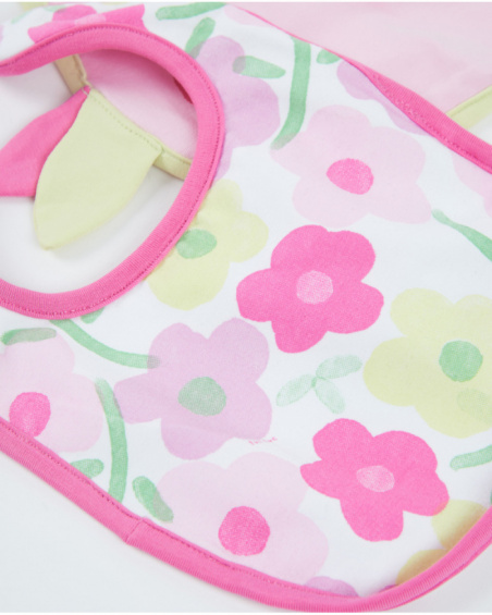 Newborn knitted bib pack with back closure