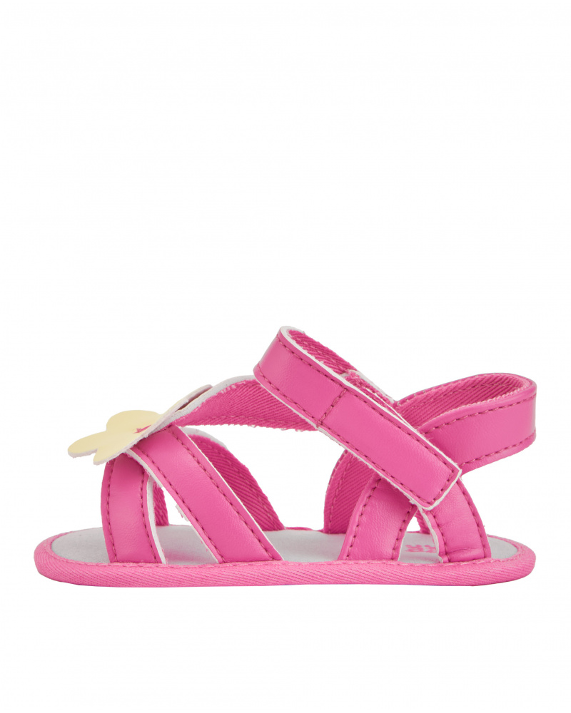 Newborn woven sandals with Velcro fastening