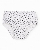 Newborn woven dress with little spot design