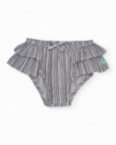 Striped knitted newborn set