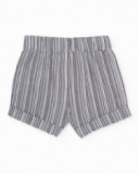 Newborn woven set with a playful print