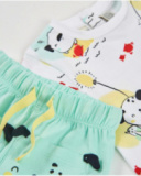 Knitted newborn set with front pockets