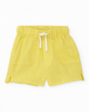 Boys’ woven bermuda shorts with elasticated waist