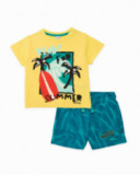 Boys’ knitted set with summer print